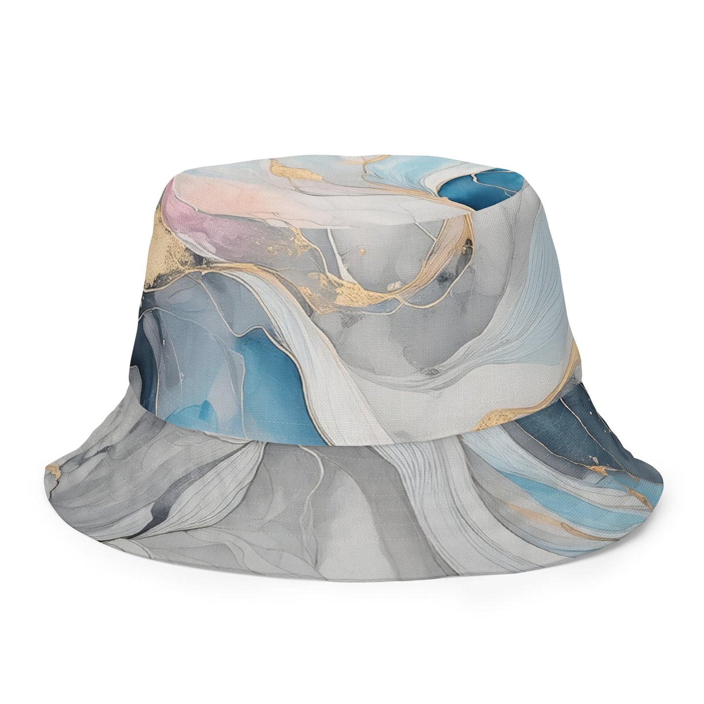Bucket Hat Marble Cloud of Grey