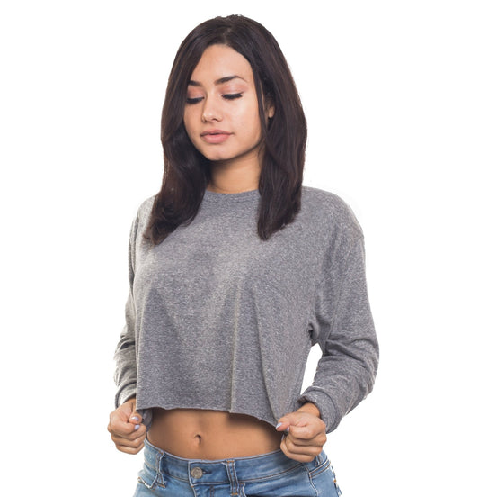 Women's Cropped Long Sleeve Tee