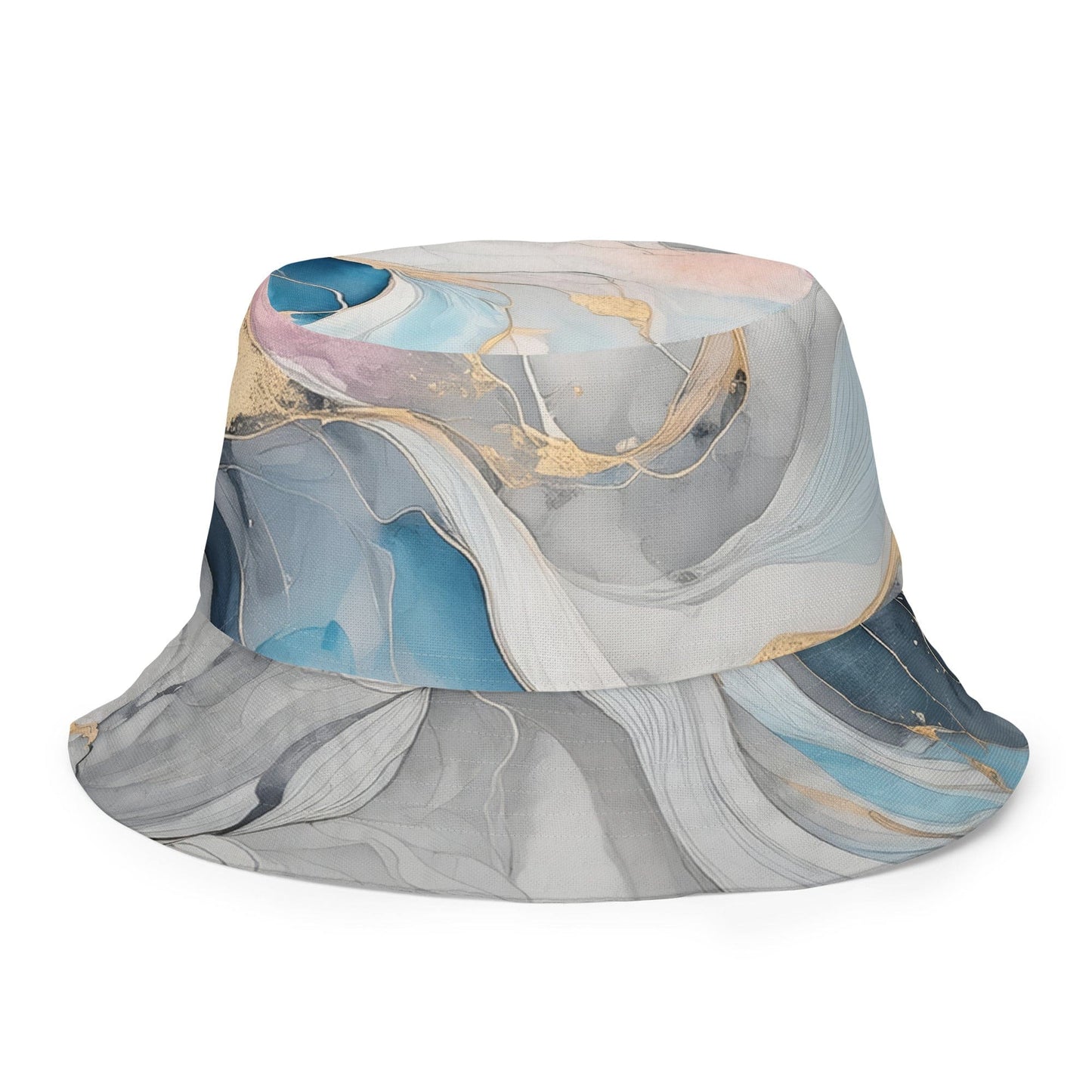 Bucket Hat Marble Cloud of Grey
