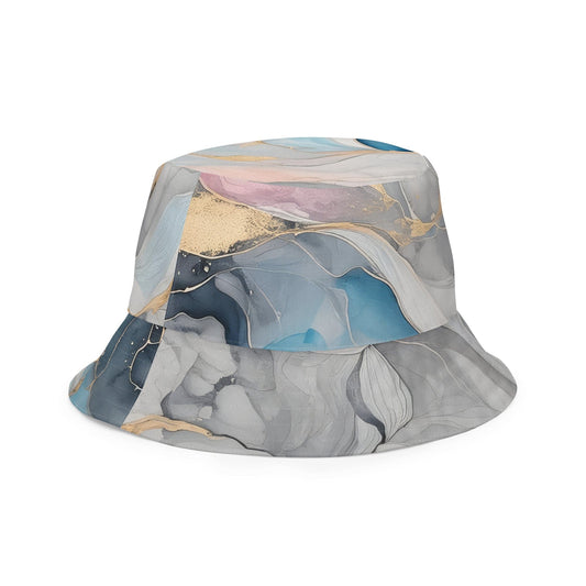 Bucket Hat Marble Cloud of Grey